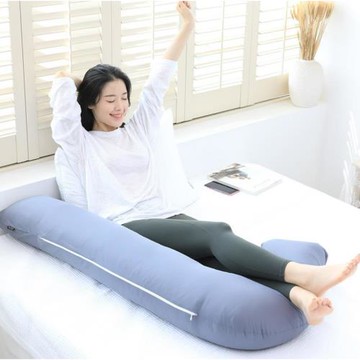 亞馬遜跨境女生側睡抱枕孕婦夾腿睡覺可拆洗  body pillow