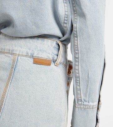 Zimmermann August denim midi skirt