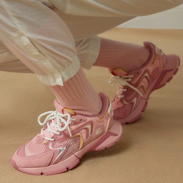 LACOSTE 鱷魚 全粉 休閒 慢跑 女鞋 47SFA0113-13C