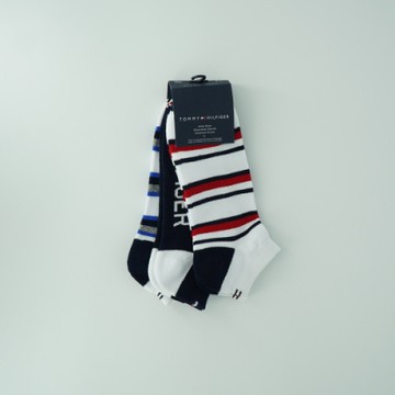 TOMMY 經典LOGO短襪三件組(男)-混色