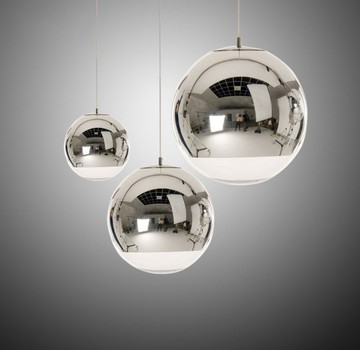 直徑30cm 北歐燈具 燈 吊燈 單頭 電鍍玻璃 圓球吊燈 吧臺燈 客廳燈 餐廳燈具 復式樓梯吊燈