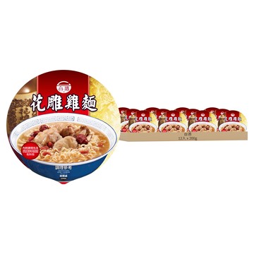 台酒 花雕雞麵 200g  12入