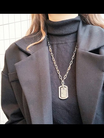 秋冬裝飾項鏈女士百搭長款高級感年新款潮毛衣鏈鏈子配飾掛件