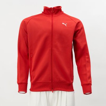 Puma 流行系列 T7 男款 紅色 運動 休閒 雙向拉鍊 口袋 立領 歐規 外套 62958711