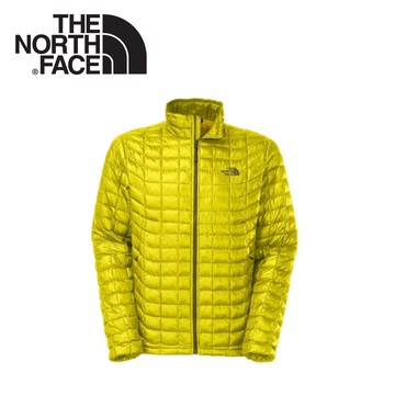 the north face 男 tb保暖外套黃綠黃c762/羽絨外套/輕量/防風外套