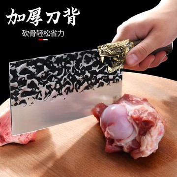 龍泉砍骨刀廚房家用手工鍛打砍骨頭切菜兩用刀具商用砍雞鴨剁骨刀