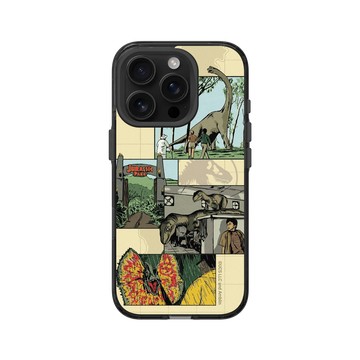 iPhone 16 Pro Clear (相機按鈕) 酷墨灰 - Jurassic Park/ Jurassic World - 經典場景