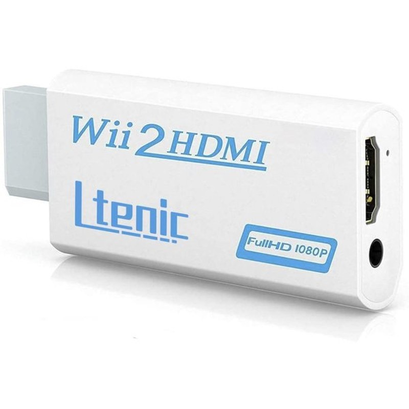 Wii To Hdmi 変換アダプタ Wii Hdmi コンバーター480p 7p 1080pに変換 3 5mmオーディオ Hdmi接続でwiiを1080pに変換出力 通販 Lineポイント最大0 5 Get Lineショッピング