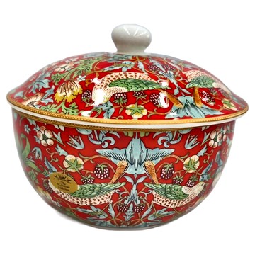 Lesser&Pavey Ltd Strawberry Thief 蓋碗 599g  1個