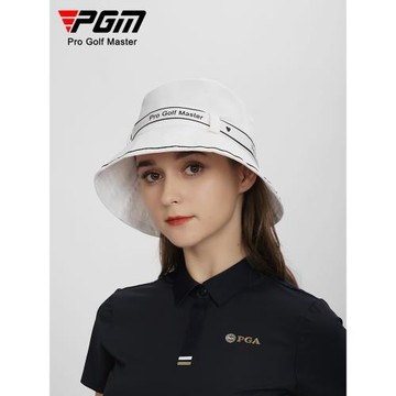 PGM新品高爾夫球帽女士蝴蝶結綁帶漁夫帽 遮陽防曬內里吸汗帶設計