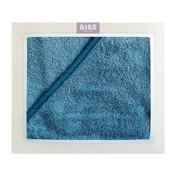 丹麥BIBS 有機棉連帽浴巾 袋鼠連帽浴巾禮盒 - 香草
