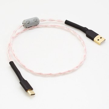 【促銷】川木 日本 純銀USB音頻線 TypeB 方口 音頻線【M05】USB DAC TypeC USB A 手工製