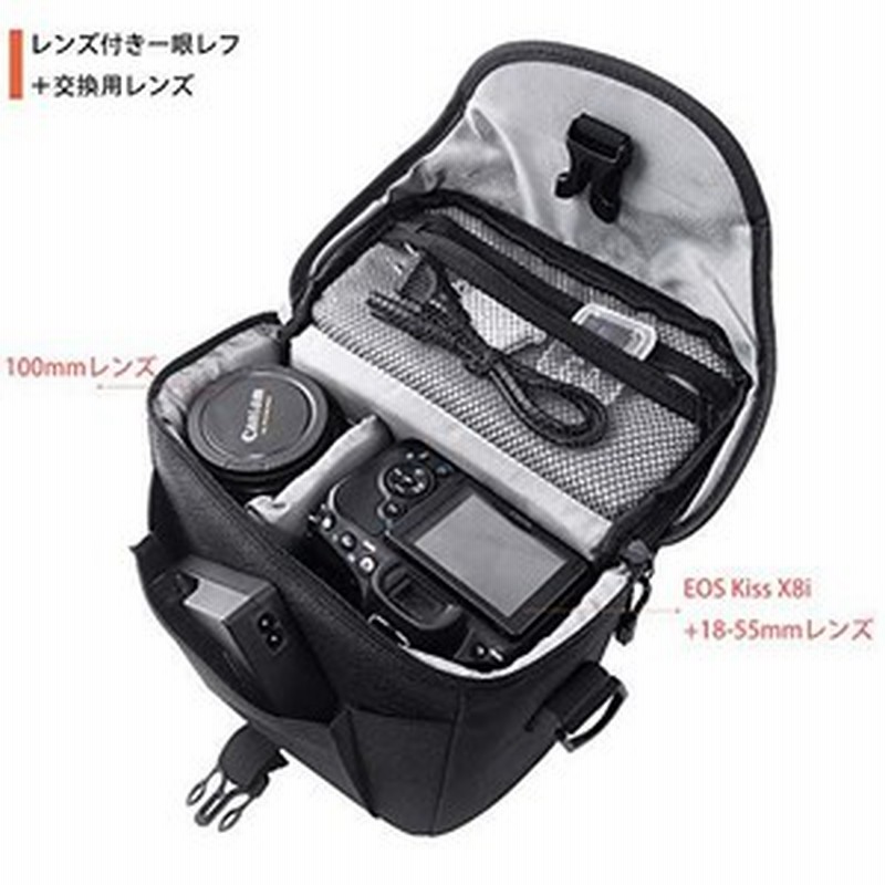 Fosoto 大容量一眼レフカメラケース 仕切り調整可能 多機能 デジタルカメラ用バッグ コンパクト 男女兼用 おしゃれ 防水撥水加工 手提げ 通販 Lineポイント最大1 0 Get Lineショッピング