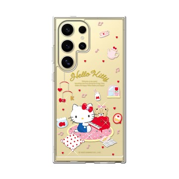 APBS 三麗鷗 Samsung S26/S25/S24/S23系列 防震雙料水晶彩鑽手機殼-鋼琴凱蒂