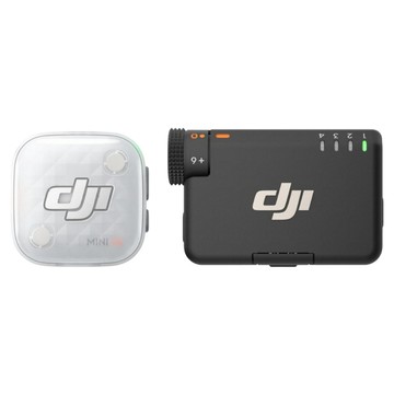 DJI 大疆創新 無線麥克風 通用版 1v1 四發一收 超輕巧  白色  DJI MIC MINI 2S