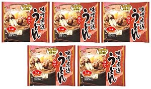 [なごやきしめん亭] レンジで簡単! ゆで 味噌煮込みうどん 225G×5   麺 うどん