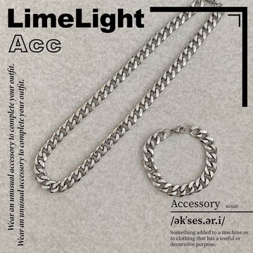 ☆LimeLight☆ 基本扣頭 / 11MM / 古巴項鍊 / 古巴手鍊 / 飾品 / 鈦鋼 / 項鍊 & 手鍊