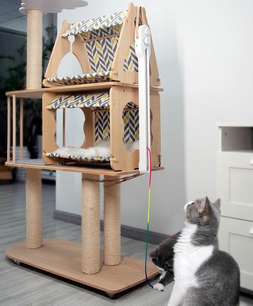 ALNPET 智能逗貓棒門把、壁掛任居移動