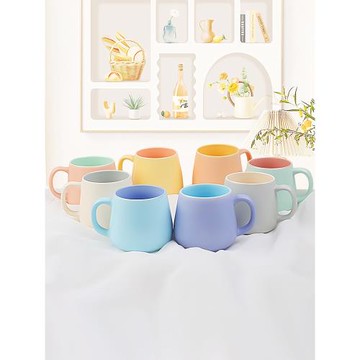 馬克杯一人一色杯子水杯陶瓷家用男生女情侶杯情侶款伴手禮陶瓷杯