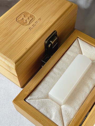 【玉玉印章】 天然白玉印章 方章系列