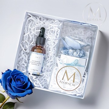 禮物1+1💕快速出貨【Floral M】法式雙色玫瑰花園香氛擴香禮盒  摩羯座生日禮物