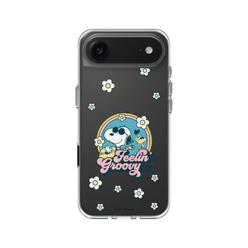 iPhone Air Clear Case（相機按鈕） 透明 - 史努比 Snoopy - 開心小花