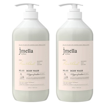 jmella 法式漫舞香水沐浴乳 No.03 Lime & Basil  1L  2瓶