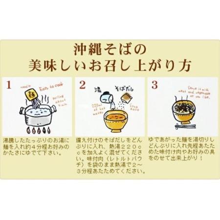 ふるさと納税 沖縄そば2食セット×2箱　*県認定返礼品／沖縄そば* 沖縄県那覇市