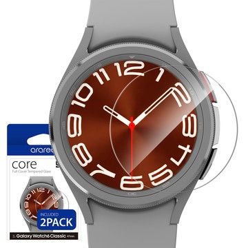Araree 三星 Galaxy Watch 6 Classic (47mm) 強化玻璃保護貼(2片裝)