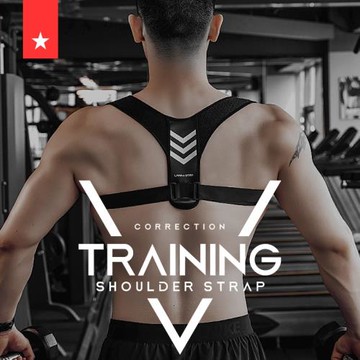勞拉之星1211護肩帶健身胸肌展背部沉肩訓練帶矯正帶男女開肩直背