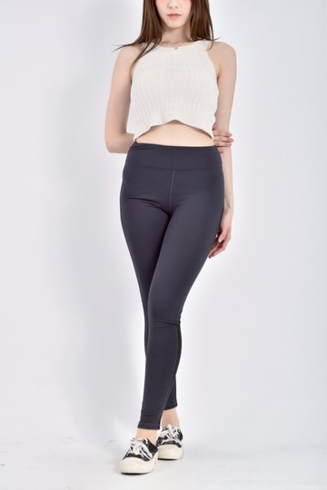 加購優惠(S) 奧義運動低腰拼色灰色長褲