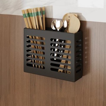 筷子簍免打孔壁掛式不銹鋼廚房置物架家用筷籠小號瀝水透氣筷子筒