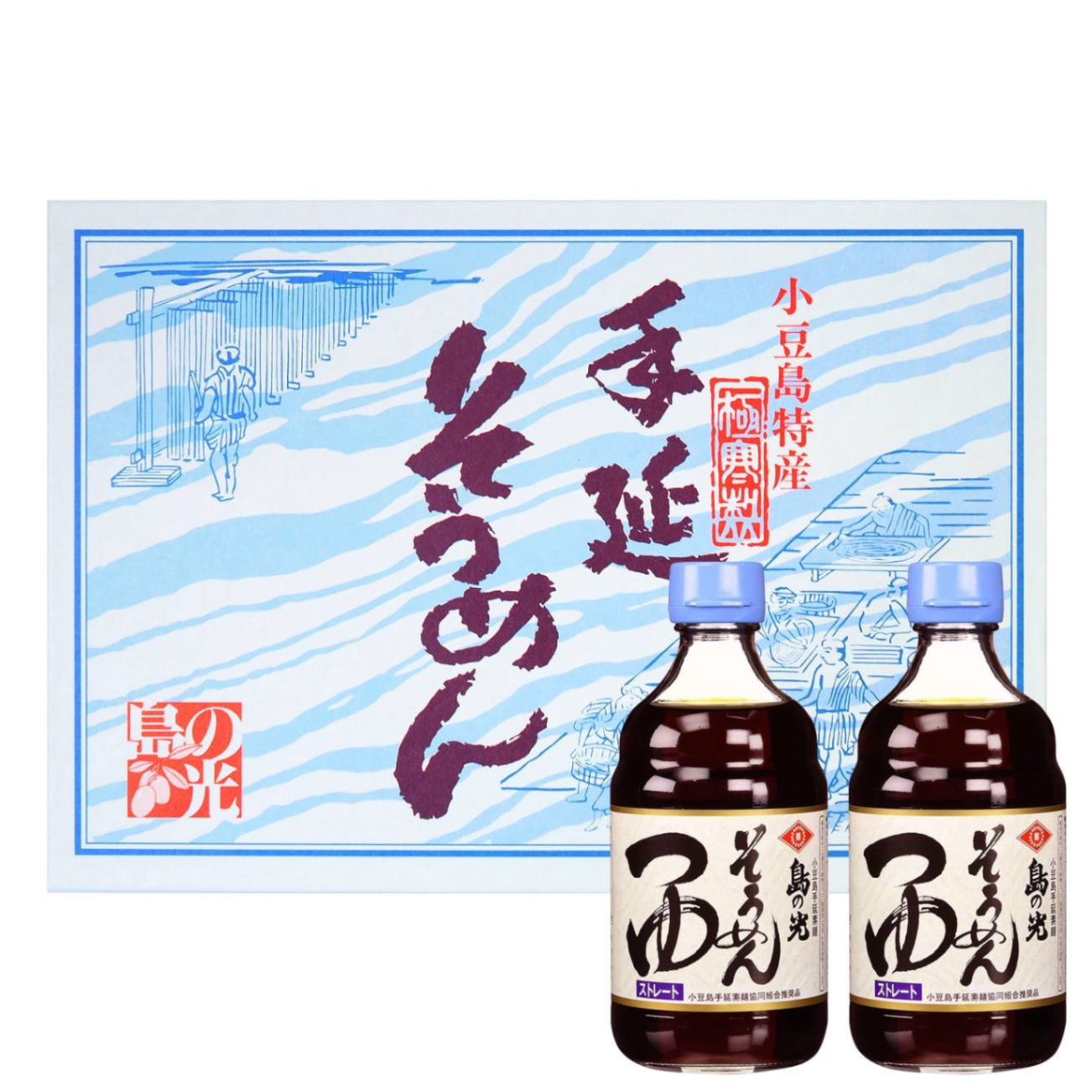 小豆島手延素麺 島の光 特級品黒帯 1.8kg 36束 専用箱入り  贈答 進物 ギフトセット 送料無料