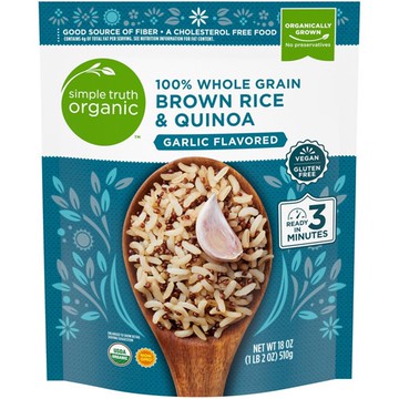 Simple Truth Organic Brown Rice & Quinoa Garlic 18 oz
