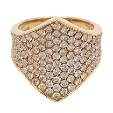 JEWELRY 無品牌珠寶 18K黃金 鑽石 戒指 【二手名牌BRAND OFF】