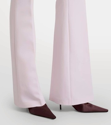Safiyaa Alexa high-rise crêpe flared pants