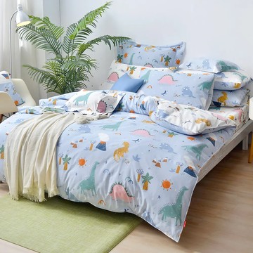 義大利Fancy Belle《恐龍出遊趣》純棉防蹣抗菌吸濕排