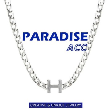 PARADISE 新款 鈦鋼 字母H 項鍊 高級感 通體鈦鋼 316L 不生鏽不過敏 最高品質