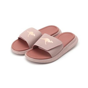 KANGAROOS HYPER SLDE 厚片吐司拖鞋 粉 KW61313 女鞋