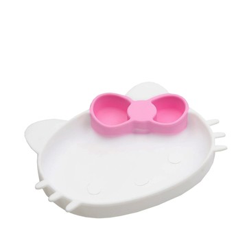 Hello Kitty 美國 Bumkins 矽膠餐盤()