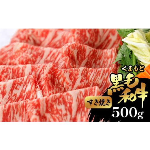 ふるさと納税 熊本県 玉名市 くまもと黒毛和牛 すき焼き用 500g