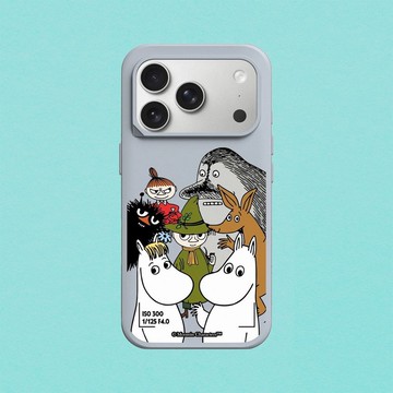 SolidX MagSafe兼容吸震防摔磁吸手機殼∣姆明Moomin/誰沒看鏡頭?