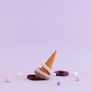 快速出貨⚡可可愛愛，好運不間斷【L. ERICKSON 官方旗艦】毛絨 彈力髮圈 5入 〈葡萄紫〉- 不易鬆、不咬髮、彈性強