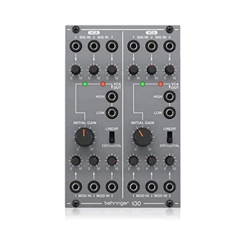 Behringer アナログシンセサイザー モジュラー ユーロラックモジュール ユーロラック対応 アナログデュアルVCAモジュール SYSTEM100シリーズ 130 DUAL VCA Gray