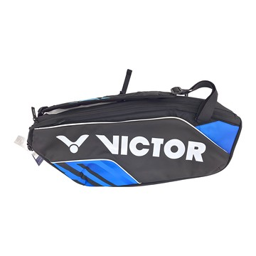 VICTOR 勝利體育 拍包袋背包 BR9213CF 6支裝  76 x 28 x 30cm  黑色 + 明亮藍色  1個
