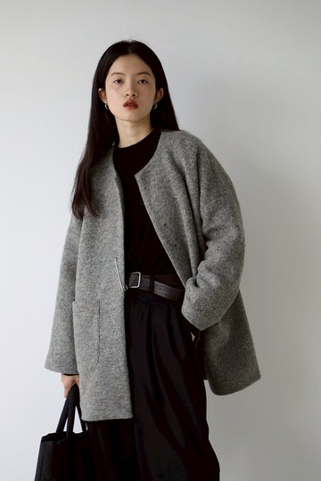 日產全羊毛別針外套 I pin-fastening coat