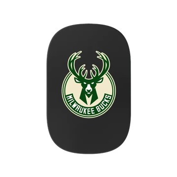 固架 MAX- MagSafe 兼容 黑 - NBA - Logo-密爾瓦基公鹿 Milwaukee Bucks