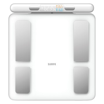 SAMPO 聲寶 八電極智能體脂計  白色  1個  BF-Z2401BL-W
