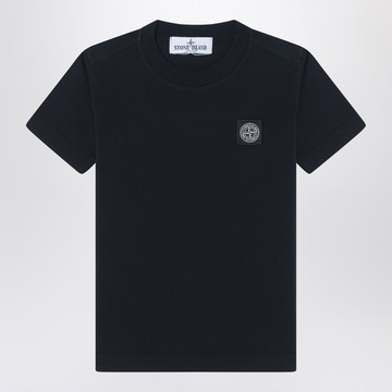 Black t-shirt with logo patch