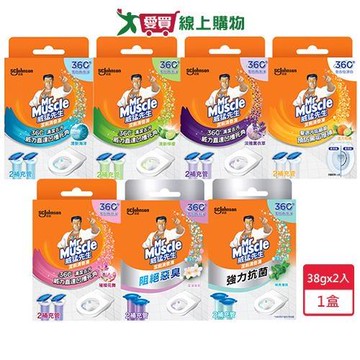 威猛先生潔廁清香凍補充管38gx2入【愛買】